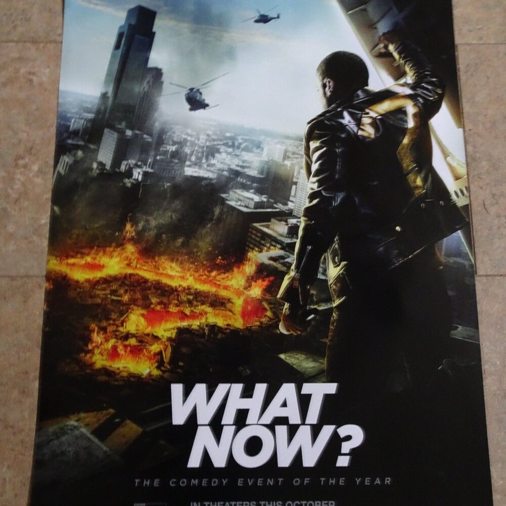 What now? - Movie Poster with Kevin Hart as Agent 0054 - Advance